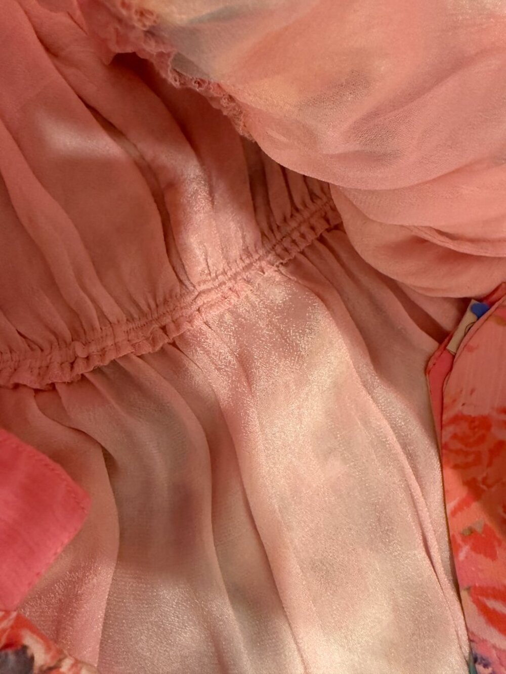 HEMANT & NANDITA X REVOLVE - Sage Pink Floral Long-Sleeve Romper - Picture 10 of 12